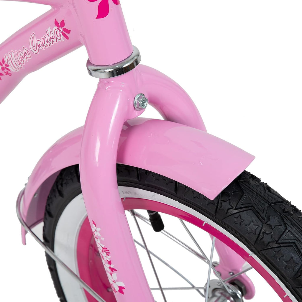 JOYSTAR 12 14 16 Inch Kids Cruiser Bike for Ages 2-7 Years Old Girls & Boys, Kids' Bike with Training Wheels, Coaster Brake, Adjustable Seat & Fenders, Child Bicycles