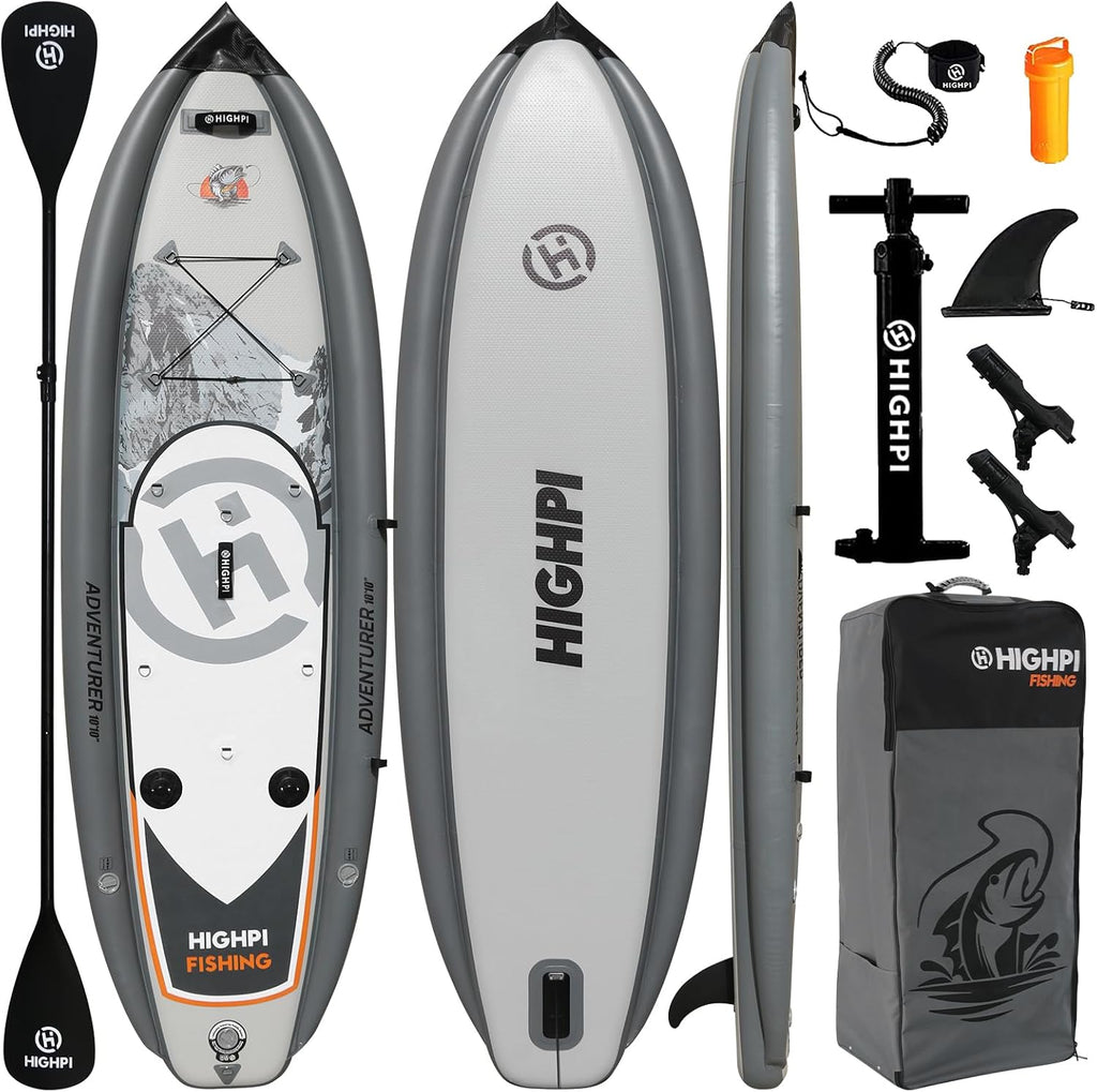 Inflatable Stand Up Paddle Board for Youth and Adults – Wide Sup with Premium Accessories, Blow Up Paddleboard for Surfing, Fishing, Yoga & More