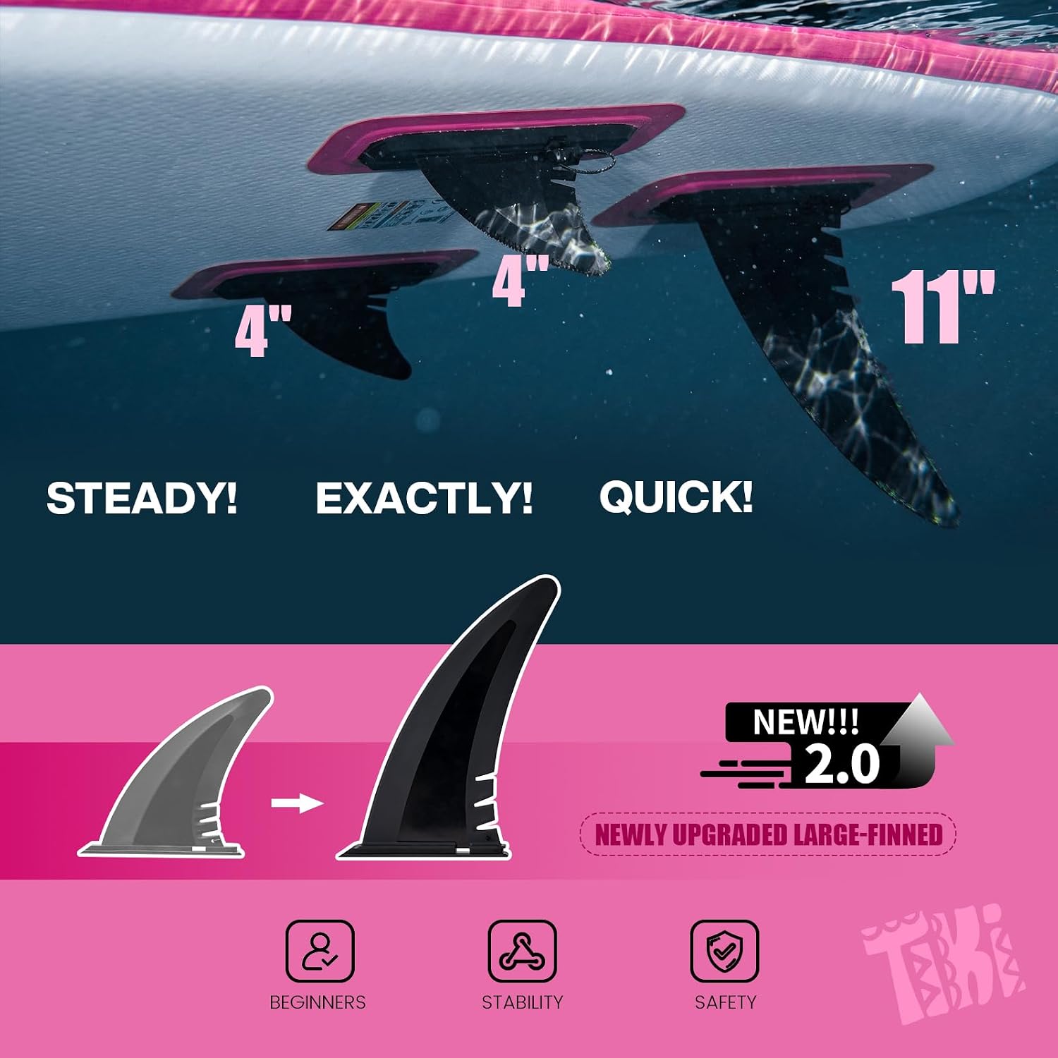 FunWater Inflatable Ultra-Light Stand Up Paddle Board for All Skill Levels with Premium SUP Paddleboard Accessories,Non-Slip Comfort Deck for Youth & Adults