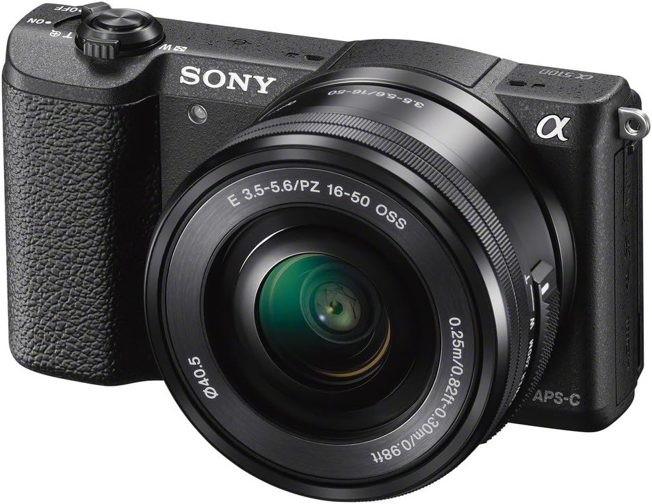 Sony a5100 16-50mm Mirrorless Digital Camera with 3-Inch Flip Up LCD (Black) (Renewed)
