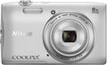 Nikon COOLPIX S3600 20.1 MP Digital Camera with 8x Zoom NIKKOR Lens and 720p HD Video (Silver) (Renewed)