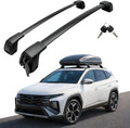 Aluminum Roof Rack Cross Bars Fit for 2022-2026 Hyundai Tucson NX4 SEL/N Line/Limited/SEL Premium with Flush Side Rails, Aerodynamic Rooftop Cargo Carrier Luggage with Anti-Theft Lock