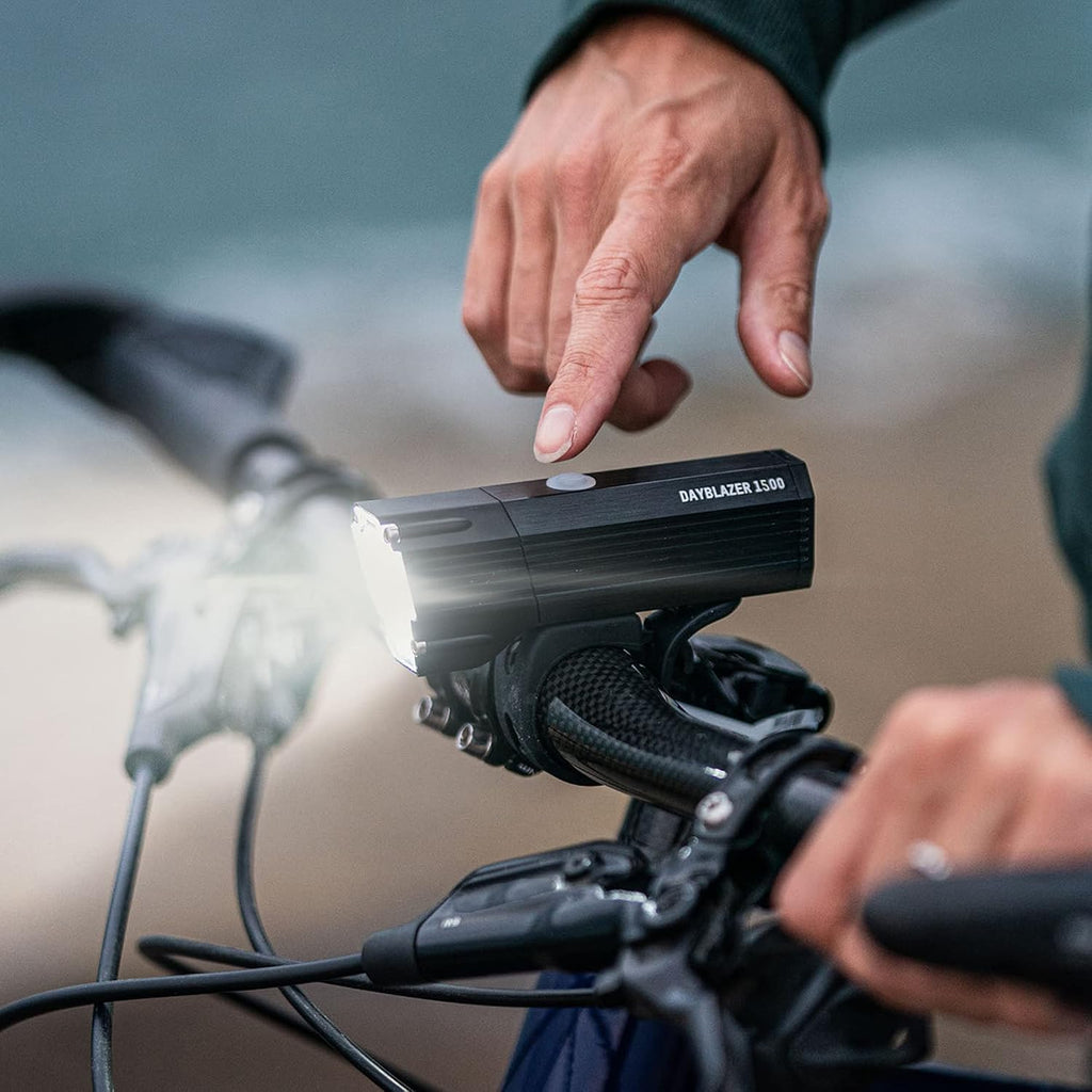 Blackburn Dayblazer Front and Rear Bike Light Set (1500 Lumens Front, 65 Lumens Rear)