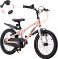 RoyalBaby EZ Fride Kids Bike 16 18 20 Inch, Lightweight Aluminum 2-in-1 Balance to Pedal Bike with One-Key Switch for Boys Girls Ages 4+