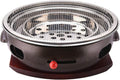 BBQ Barbeque Barbecue Grill, BBQ, Large Cast Iron Barbecue Meat Stove, Korean Household Charcoal Grill, Maifan Stone Baking Pan, Indoor Outdoor (Color : A)