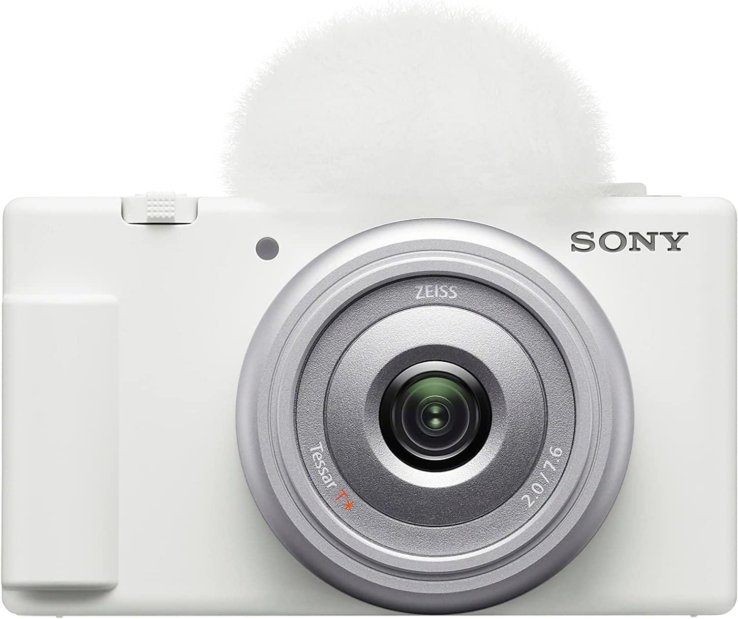 Sony ZV-1F Vlog Camera with 4K Video & 20.1MP for Content Creators and Vloggers White ZV-1F/W | Official Sony USA Partner Model | Bundle with Deco Gear Case + Extra Battery + Filter Kit & Accessories