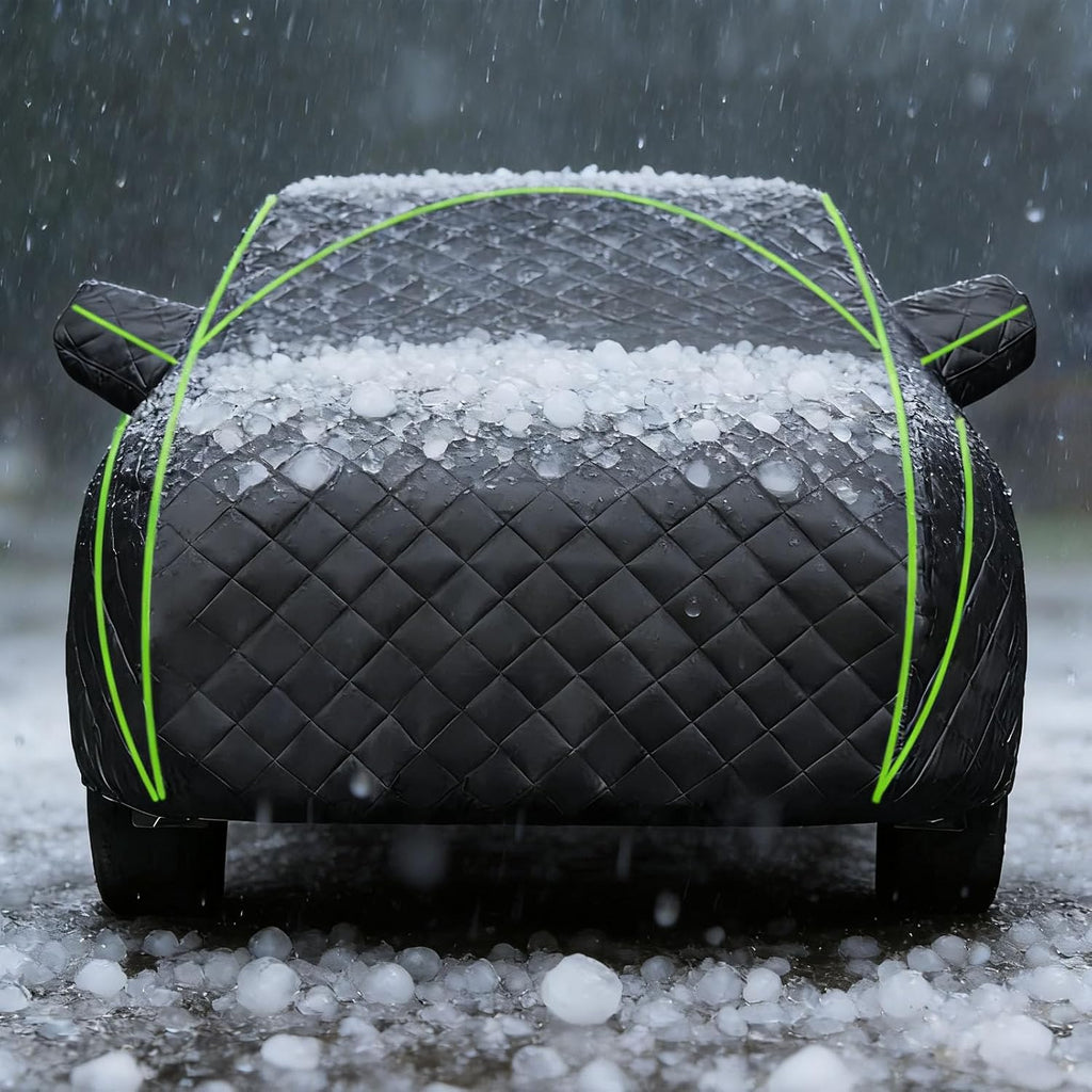 Thickened Cotton Hail Protector Car Cover Outdoor Covers for Golf 5 2003-2009, Breathable All-Weather Anti Hail Car Cover UV-Proof Rain-Proof Scratch-Proof