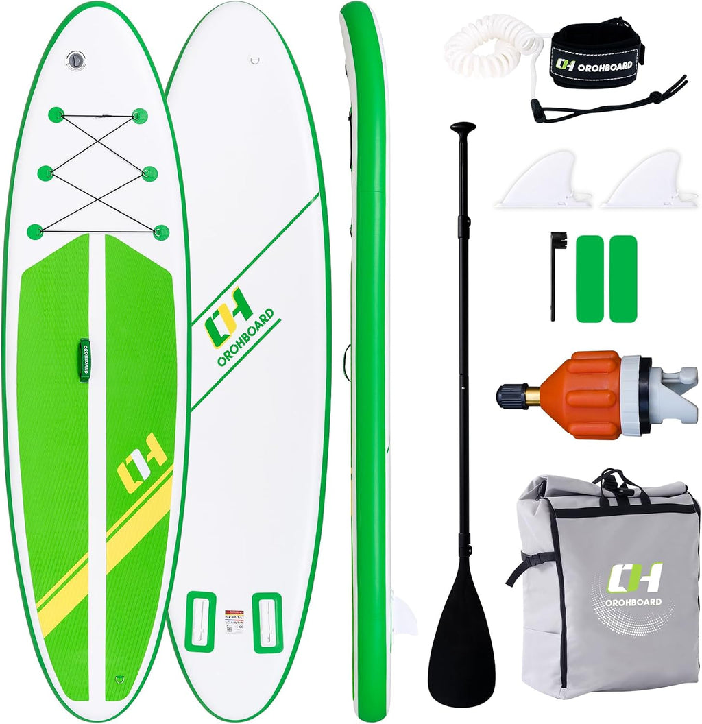 Inflatable Paddle Board 11'6/10'6 Paddle Board - All-Around SUP Board for Adults & Beginners, Stand Up Paddle Board with Complete Accessory Kit for Lake, River, Ocean