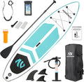 Paddle Board 11'x33 x6 Extra Wide Inflatable Stand Up Paddle Board with Hand Pump,Leash, Adjustable Paddle For Basic Version, Extra Kayak Paddle Kayak Seat 2 Fishing Mounts For Fishing Version
