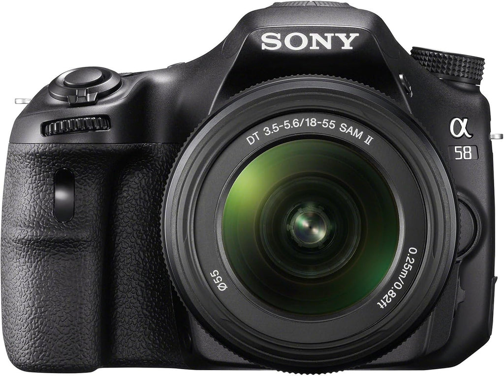 Sony SLT-A58K Digital SLR Kit with 18-55mm Zoom Lens, 20.1MP SLR Camera with 3-Inch LCD Screen (Black)