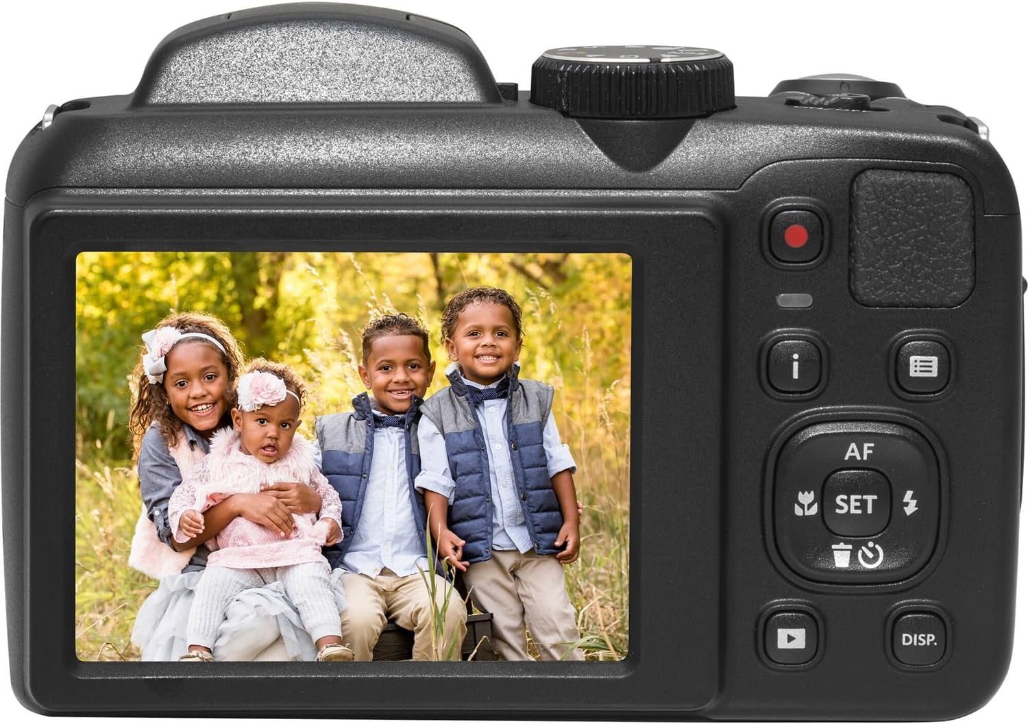 Kodak PIXPRO AZ255 Digital Camera (Black) Bundle with 32GB Memory Card (2) + Digital Camera/Video Case (4 Items)