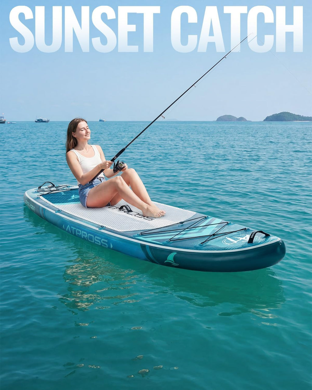 11'6'x35' Inflatable Paddle Board, 450lbs Extra Wide Stand Up Paddleboard for Adults with Premium SUP Accessories Kit & Backpack, Blow Up Kayak Non-Slip Stable Deck Boat for Yoga Fishing Surf
