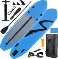 TLSUNNY 12FT Inflatable Stand Up Paddle Board, 3 Fins Paddleboard with Full SUP Accessories for All Skill Levels, Portable Two-Way Hand Pump and Carry Bag, 400LBS