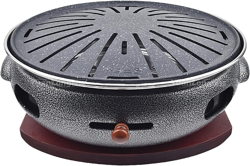 BBQ Barbeque Barbecue Grill, BBQ, Multifunctional Smokeless Charcoal Grill, Household Korean BBQ Grill, Split Design, Easy to Clean (Color : A)