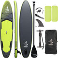 11'32'6 Premium Inflatable Stand Up Paddle Boards with Durable SUP Paddle Board Accessories Wide Stable Design Includes Backpack Required Parts Non-Slip Comfort Deck for Youth & Adults