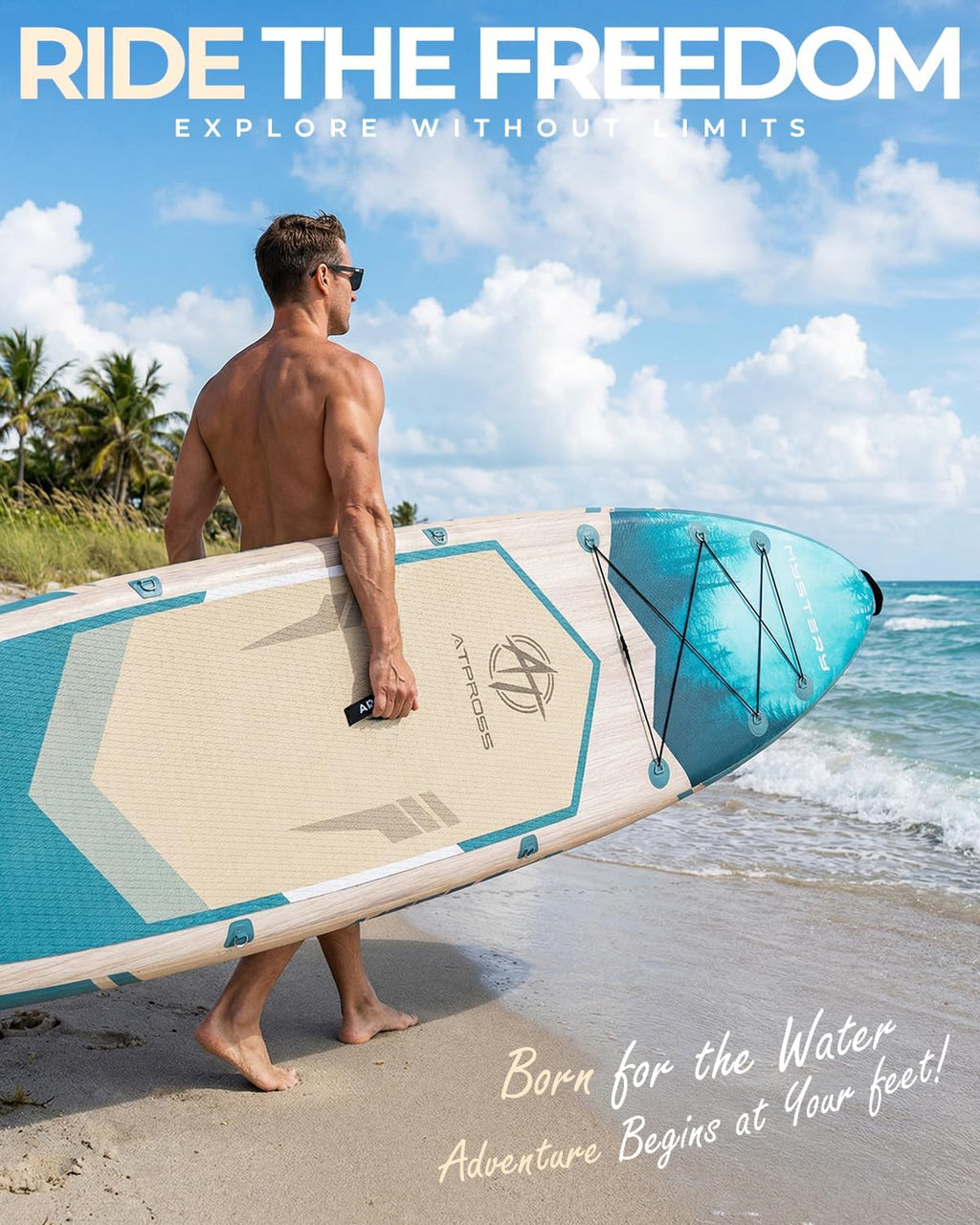 11'6'x35' Inflatable Paddle Board, 450lbs Extra Wide Stand Up Paddleboard for Adults with Premium SUP Accessories Kit & Backpack, Blow Up Kayak Non-Slip Stable Deck Boat for Yoga Fishing Surf