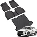 ANBINGO® Floor Mats & Cargo Liner for 2018-2024 Nissan Kicks / 2025 Kicks Play, Car Mats All Weather Floor Liners Protection TPE Anti-Slip Full Set Custom Mats Accessories