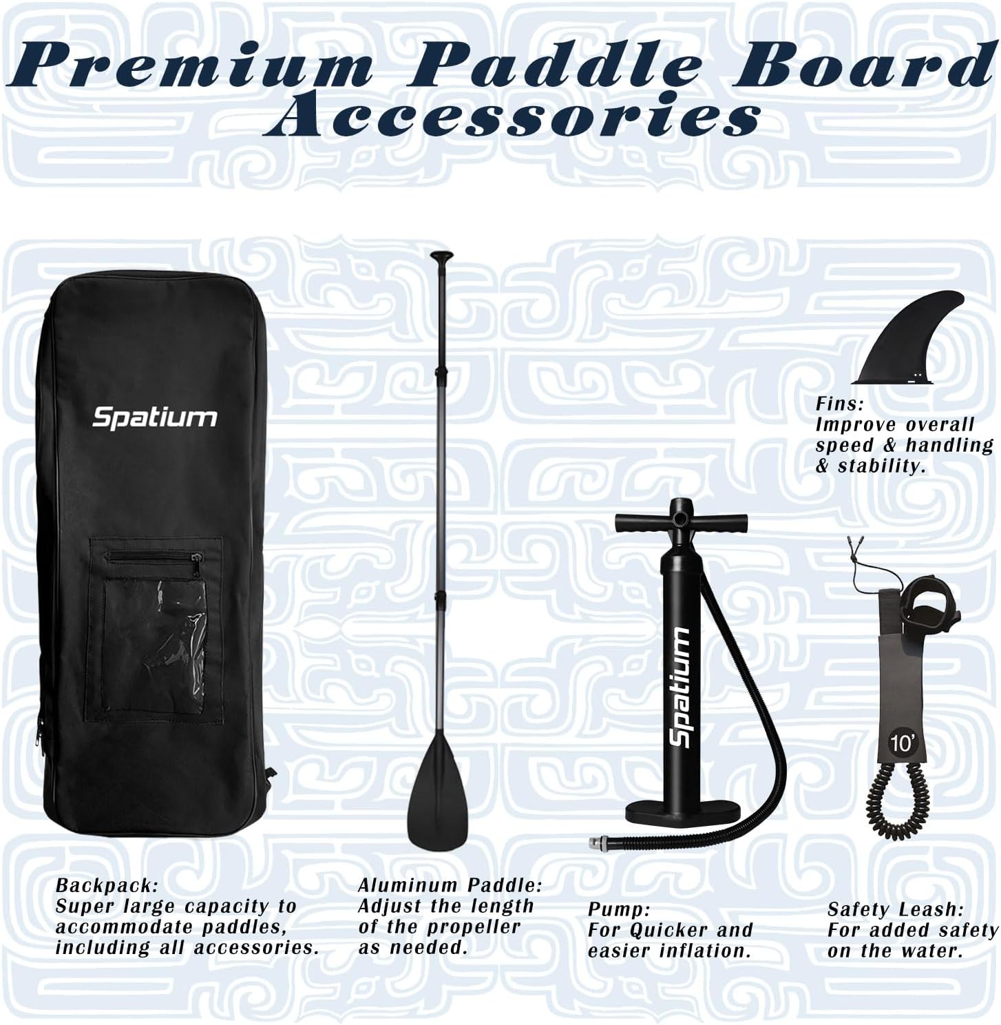 Spatium 11'5'x32' Magnetic Cup Holder Touring Paddle Board Stand Up Paddle Board for Adults,440lb Capacity SUP Board with Camera Mount for Youth & Adults of All Skill Levels