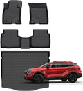 for Ford Escape Floor Mats 2026 2025 2024 2023 2022 2021 2020(Not Fit Hybrid) Car Mats for Ford Escape All Weather Floor Mats Cargo Liner Accessories 2020-2025