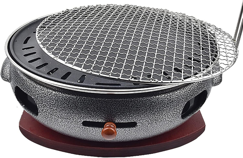 BBQ Barbeque Barbecue Grill, BBQ, Multifunctional Smokeless Charcoal Grill, Household Korean BBQ Grill, Small Grill Outdoor Cooking (Color : B)