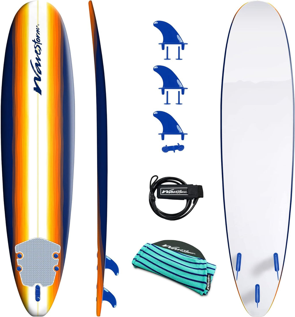 Wavestorm - Classic Soft Top Foam 8ft Surfboard