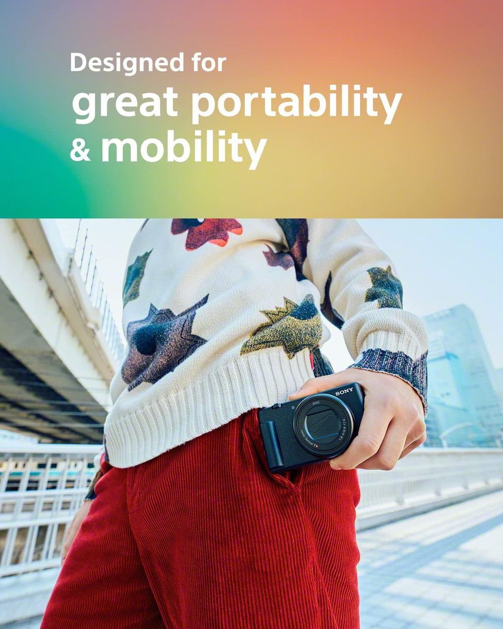 Sony ZV-1 II Vlog Camera for Content Creators and Vloggers (White) (Renewed)