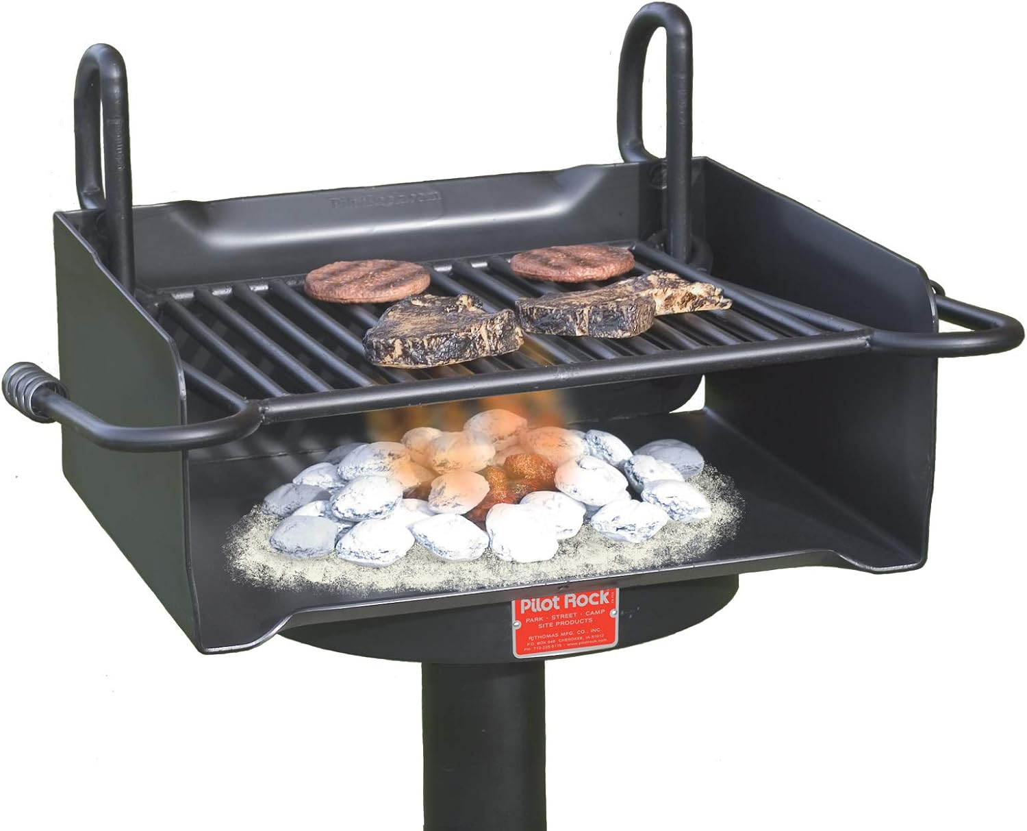 Pilot Rock A-Series Commercial Charcoal Grill - Made in USA