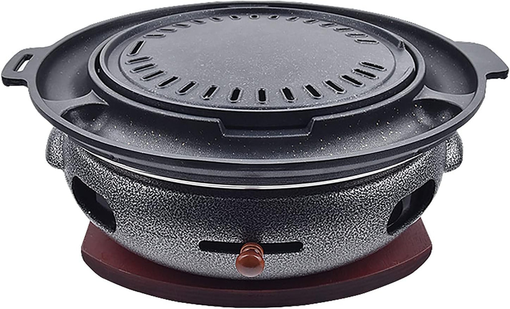 BBQ Barbeque Barbecue Grill, BBQ, Multifunctional Smokeless Charcoal Grill, Household Korean BBQ Grill, Small Grill Outdoor Cooking (Color : B)