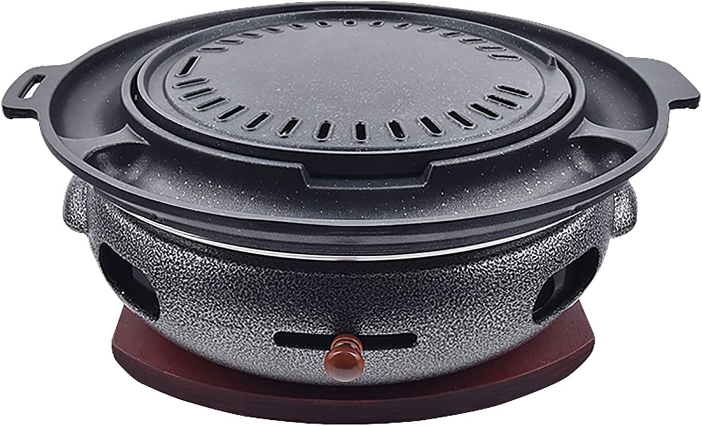 BBQ Barbeque Barbecue Grill, BBQ, Multifunctional Smokeless Charcoal Grill, Household Korean BBQ Grill, Split Design, Easy to Clean (Color : A)