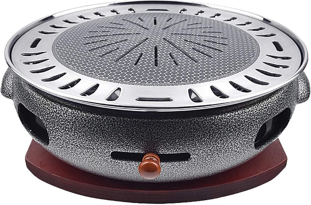 BBQ Barbeque Barbecue Grill, BBQ, Multifunctional Smokeless Charcoal Grill, Household Korean BBQ Grill, Small Grill Outdoor Cooking (Color : B)