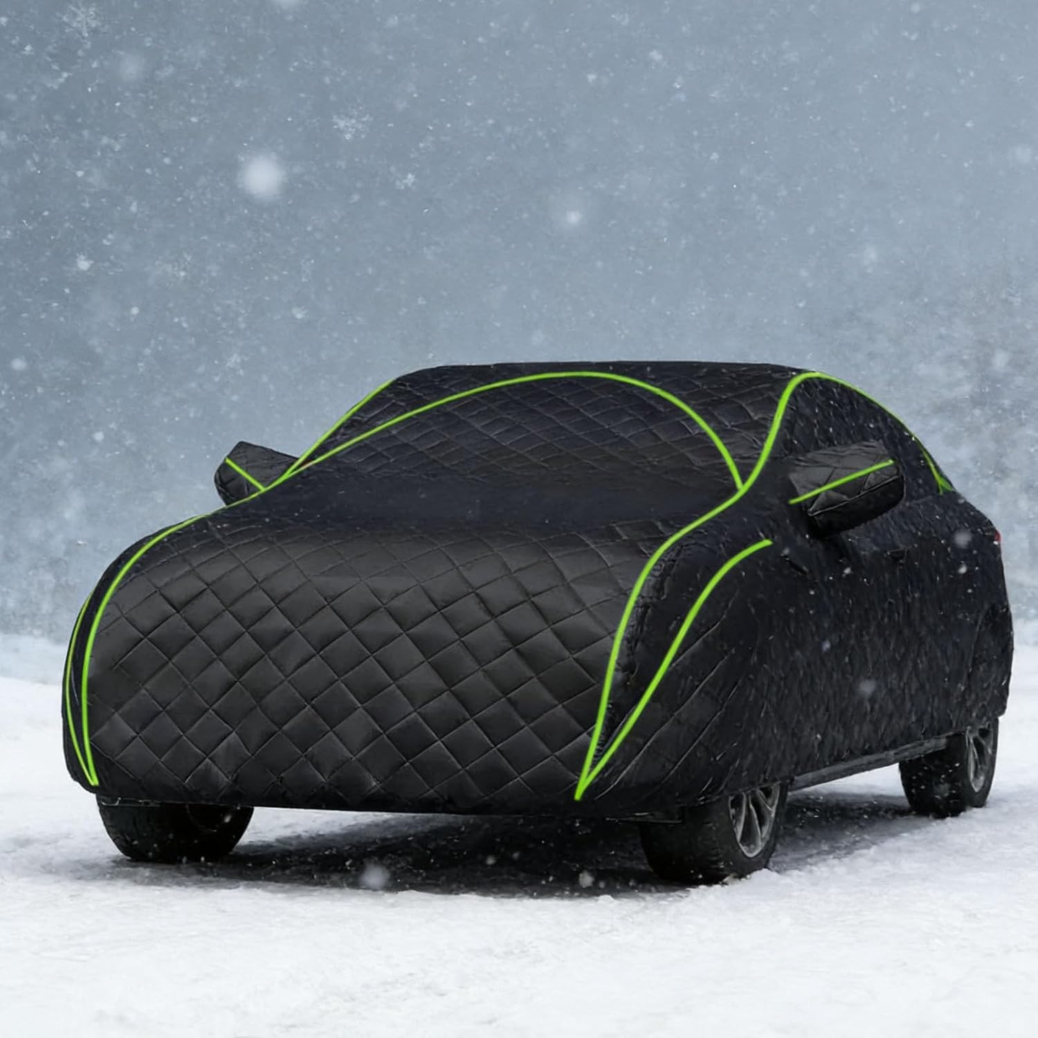 Thickened Cotton Hail Protector Car Cover Outdoor Covers Custom Fit for Volvo S80, Breathable All-Weather Anti Hail Car Cover UV-Proof Rain-Proof Scratch-Proof