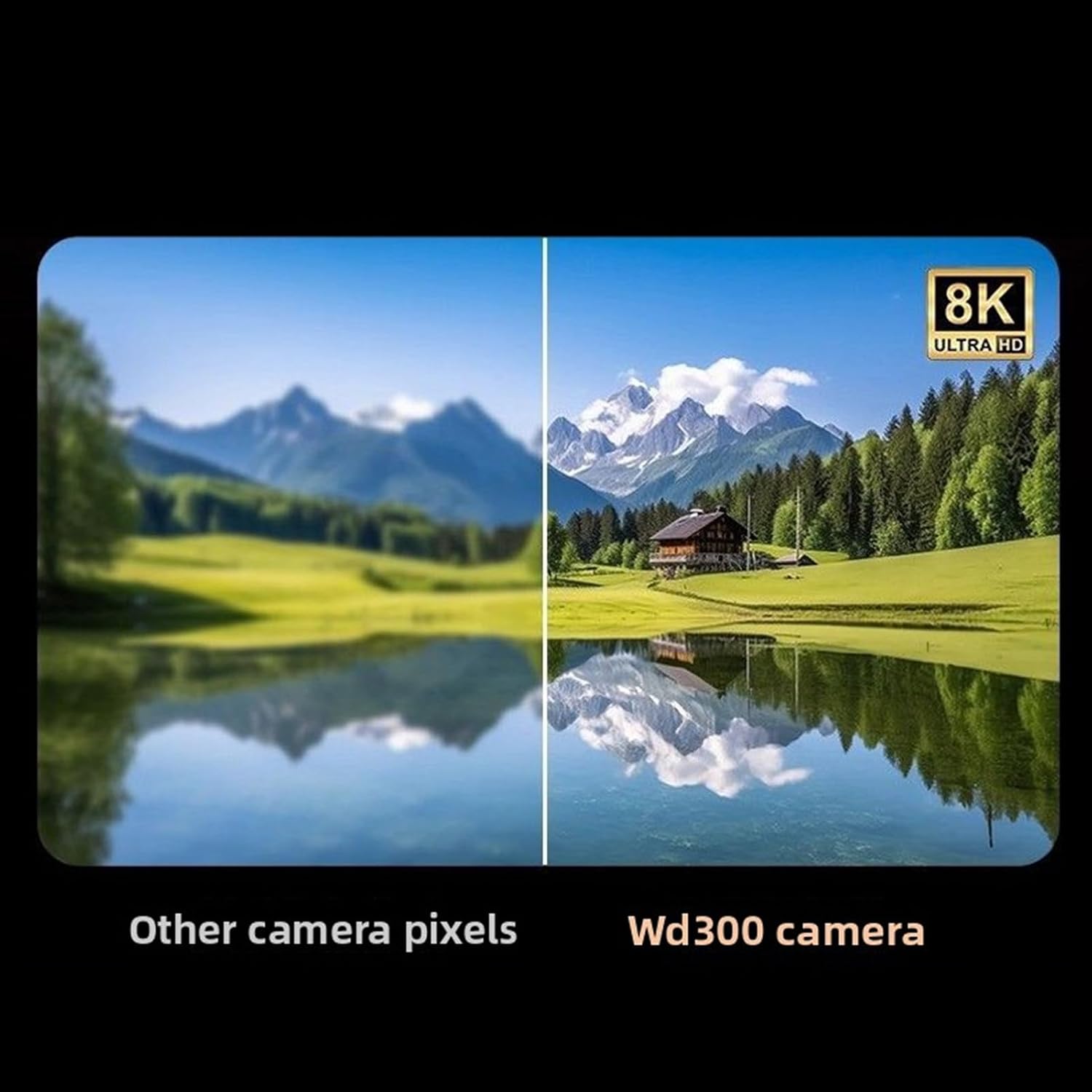 PUSOKEI 8K Digital Camera for Photography, 88MP Vlogging Camera with 3' 180 Flip Screen, 18X Zoom, Autofocus, Wide Angle Lens, WiFi Mirrorless Cameras with 32GB Card, 2 Batteries (Pink)