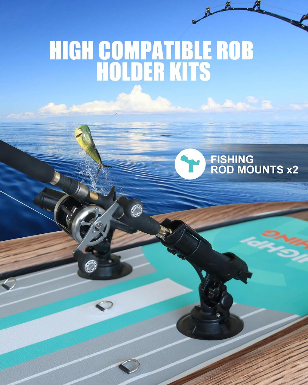 Inflatable Stand Up Paddle Board for Youth and Adults – Wide Sup with Premium Accessories, Blow Up Paddleboard for Surfing, Fishing, Yoga & More