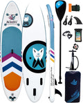 Inflatable Paddle Board for Adult, Paddle Board for All Skill Levels, Wide SUP Board with Primium Accessories Include SUP Carry Bag, Hand Pump, 10L Waterproof Bag