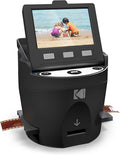 Kodak SCANZA Digital Film & Slide Scanner – Converts 35mm, 126, 110, Super 8 & 8mm Film to JPEG with 3.5' LCD, Easy-Load Inserts & Adapters