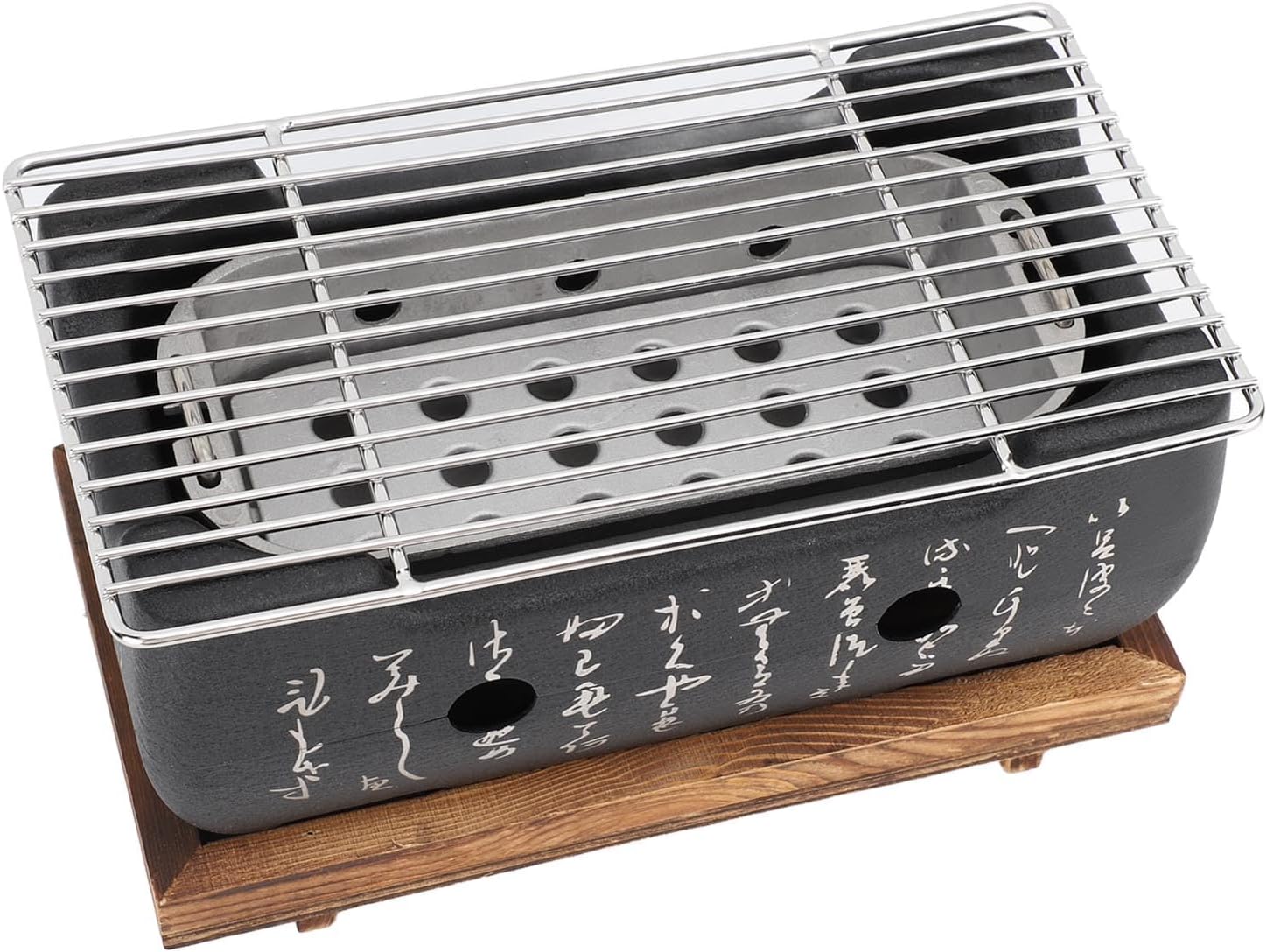 Japanese BBQ Grill Stove, Portable Aluminum Alloy Table Top Grill Charcoal Grill, Multifunctional Use for Barbecue, Rapid & Even Heating, Essential Home Tool (XL)