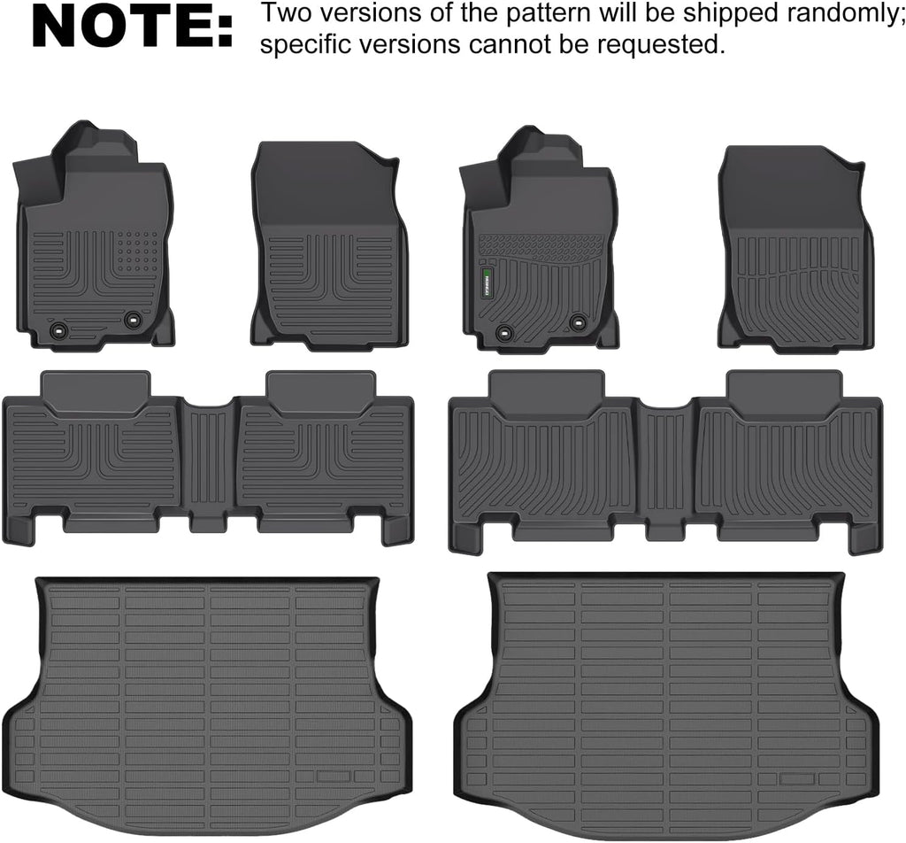 ANBINGO® Floor Mats & Cargo Liner for Nissan Kicks 2025 2026 SR/SV (Only fit Upper Cargo Deck),Car Mats for Kicks Floor Mats All Weather Protection TPE Full Set