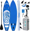 FunWater 8'/10'/10'6'/11'6' Inflatable Stand Up Paddle Board with Premium SUP Paddleboard Accessories, Wide Stable Anti-Slip EVA Deck,Paddle Boards for Adults & Youth of All Skill Levels