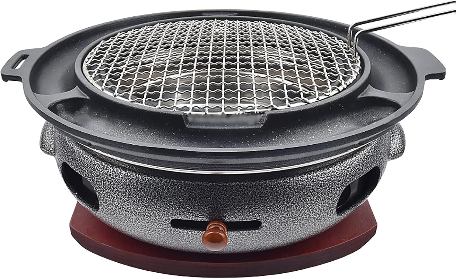 BBQ Barbeque Barbecue Grill, BBQ, Multifunctional Smokeless Charcoal Grill, Household Korean BBQ Grill, Split Design, Easy to Clean (Color : A)
