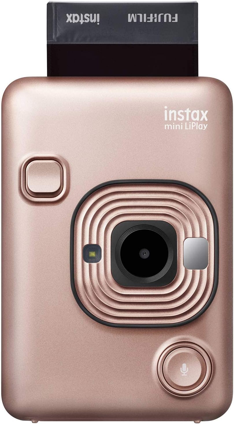 Fujifilm Instax Mini Liplay Hybrid Instant Camera (Rose Gold)