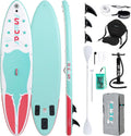 FunWater Inflatable Stand Up Paddle Board 10'6'/11'/11'6' Paddle Board for Adults & Youth, Paddleboards Inflatable with Premium SUP Accessories, Wide Stable, Non-Slip Comfort Deck