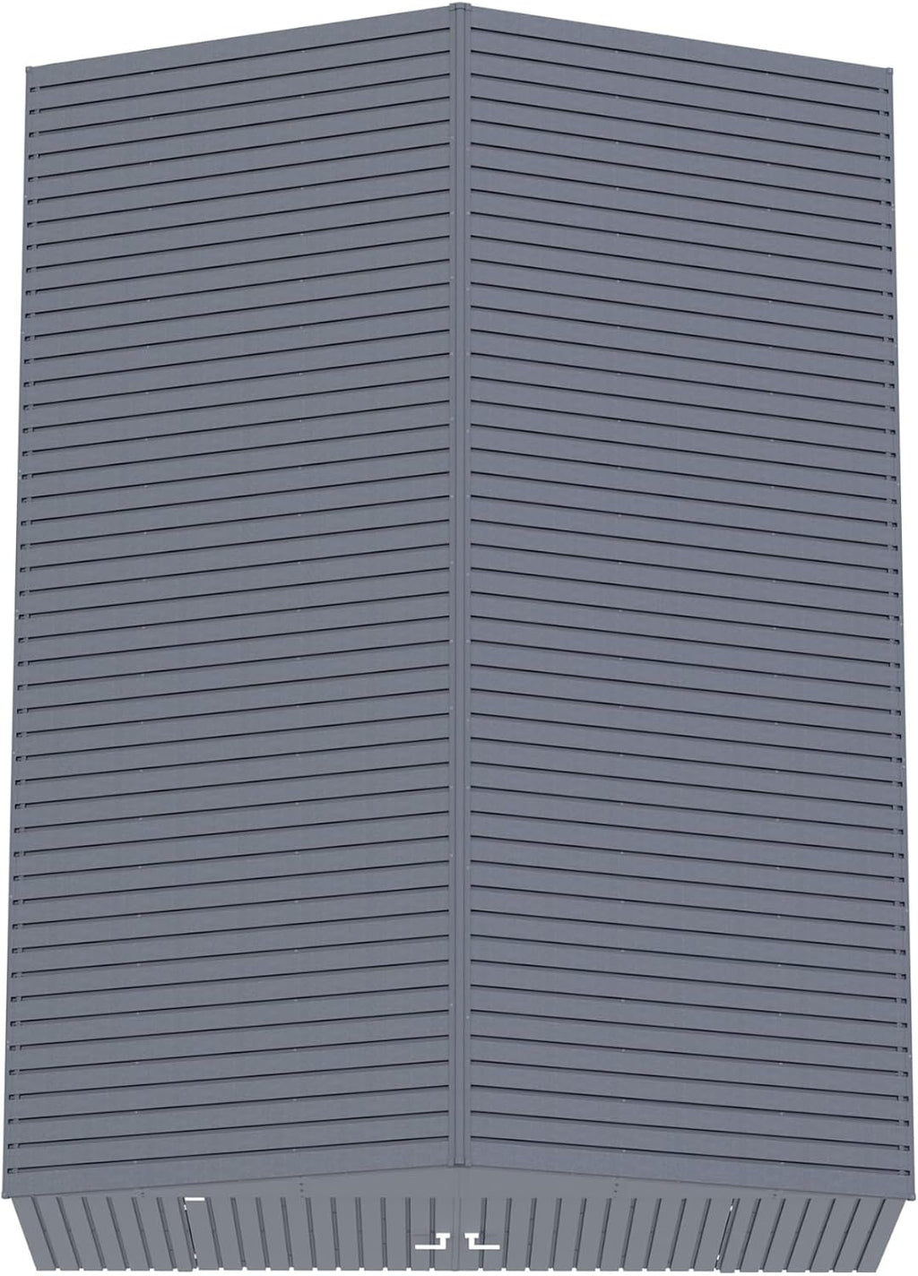 Arrow Shed Elite 12' x 16' Tall Outdoor Steel Storage Shed with High Gable and Lockable Doors Storage Building, Anthracite