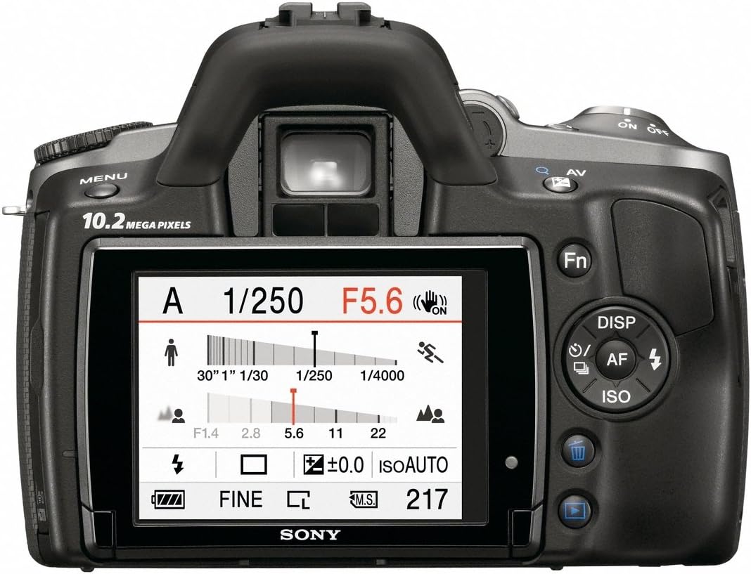 Sony Alpha A330L 10.2 MP Digital SLR Camera with Super SteadyShot INSIDE Image Stabilization and 18-55mm Lens