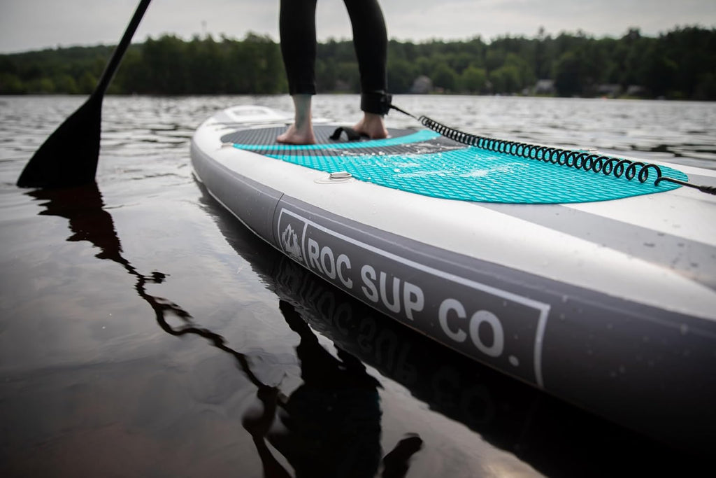Roc Inflatable Stand Up Paddle Board with Premium SUP Paddle Board Accessories, Wide Stable Design, Non-Slip Comfort Deck for Youth & Adults