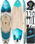 11'6'x35' Inflatable Paddle Board, 450lbs Extra Wide Stand Up Paddleboard for Adults with Premium SUP Accessories Kit & Backpack, Blow Up Kayak Non-Slip Stable Deck Boat for Yoga Fishing Surf