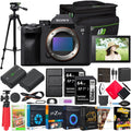 Sony a7 IV Full Frame Mirrorless 33MP Alpha Interchangeable Lens Camera Renewed | Official Sony USA Partner Model | Body ILCE-7M4/B Bundle w/Deco Gear Case +Tripod +Extra Battery, Charger, Software