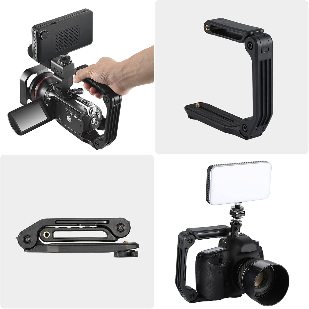 ORDRO UHD 4K Video Camera IR Night Vision Vlogging Camera for YouTube Digital Zoom Recorder with Microphone, Wide Angle Lens, LED Video Light, Handheld Stabilizer, Carrying Case,64GB Memory Card
