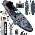 AKSPORT 11' Inflatable Stand-Up Paddle Board with Upgraded SUP Accessories Kit | Extra Wide 34' Design | Non-Slip Deck | Premium SUP Board for Adults & Youth of All Levels