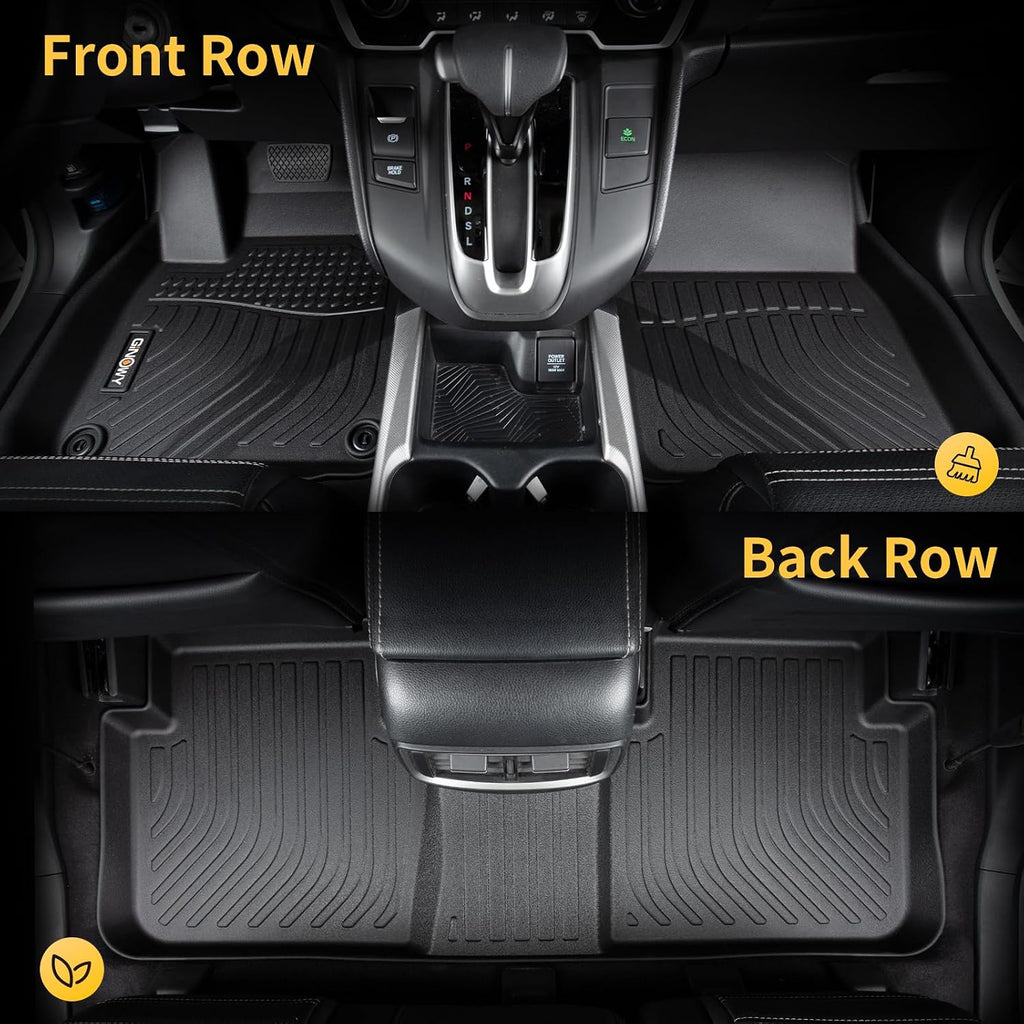 GINOWY-Floor Mats & Cargo Liner for 2015-2021 Lexus NX(NX200t/NX300/NX300h), All Weather Floor Mats Rubber Liners Custom Fit for Lexus NX, Cargo Trunk Mat Liner Car Mats for NX200t/NX300/NX300h