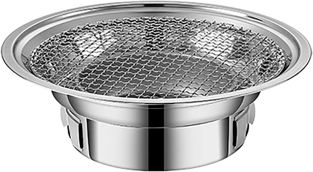 BBQ Barbeque Barbecue Grill, BBQ, Household Charcoal Smokeless Maifan Stone Baking Pan, Indoor and Outdoor Korean 6-8 People (Color : C, Size 40cm13.5cm), 40cm*13.5cm